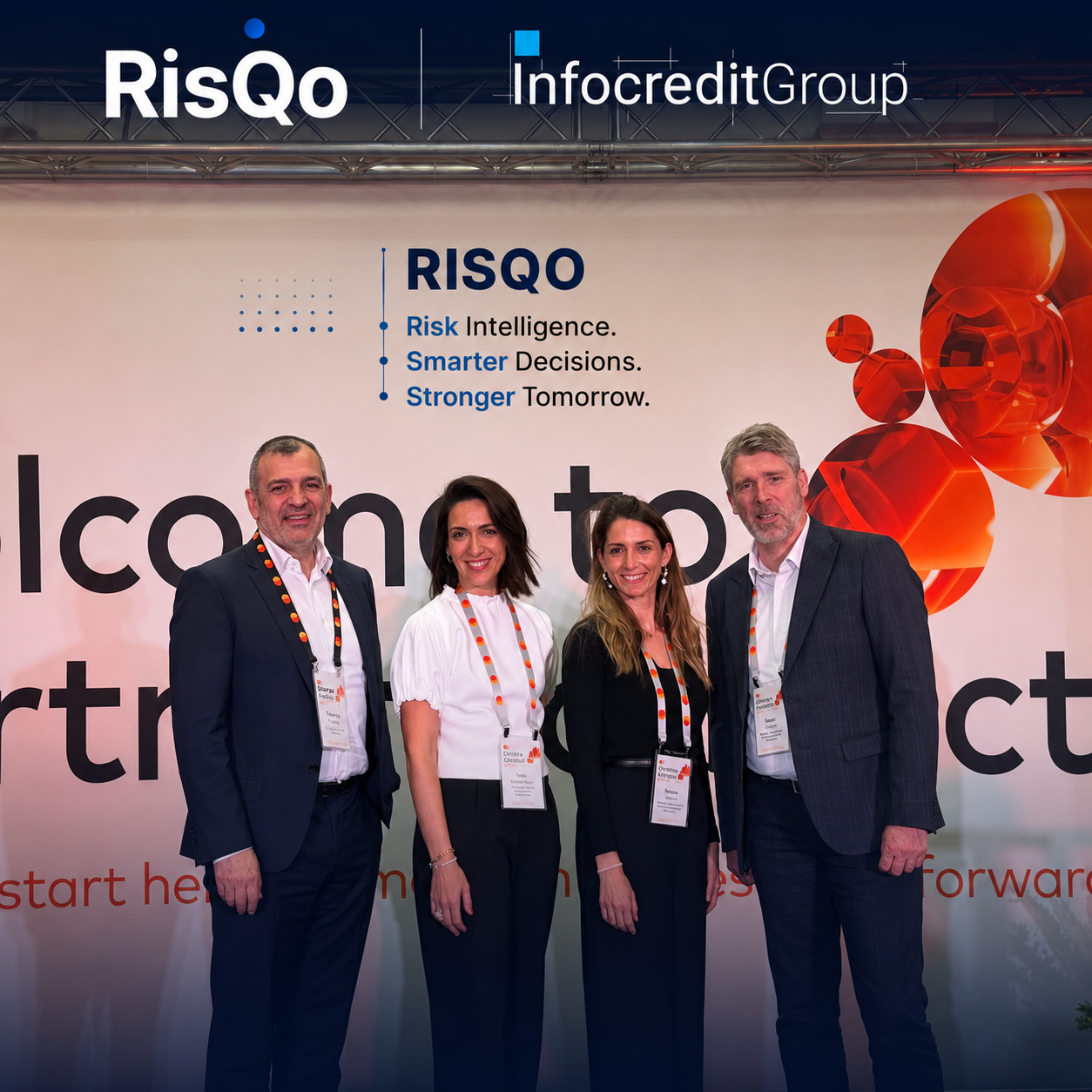 The Infocredit Group and RisQo team at Mastercard Partners Connect 2026