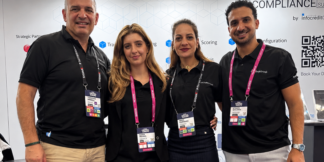 The Infocredit Group team at SiGMA Central Europe 2025 in Rome, Italy